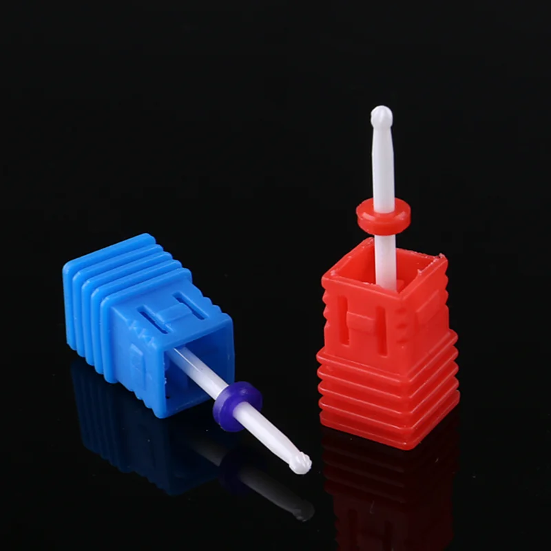 Nail Art Tools Nail Drill Bit Nail Drill Bits Nail Manicure Accessories Ceramic Nail Drill Bit Milling Cutter for Electric Manicure Drill Bits Flame Corn Files for Pedicure Machine Polish Accessory