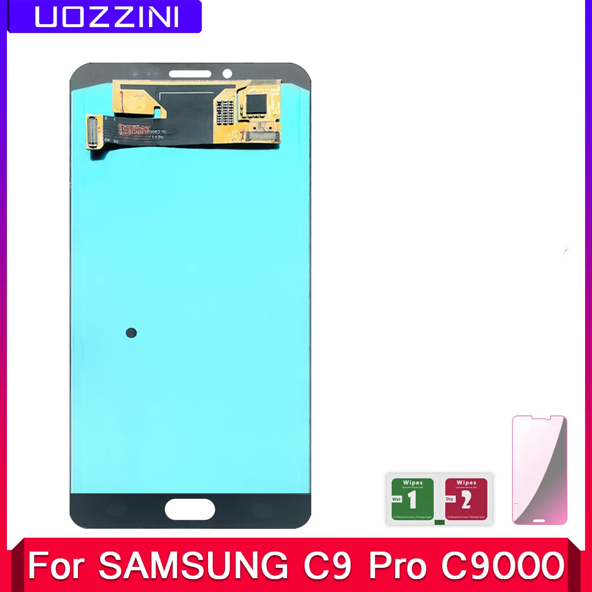 

2 Pcs Super Amoled Lcds For Samsung C9 Pro C9000 Lcd Display Touch Screen Digitizer Assembly For Samsung C9 Pro C9000