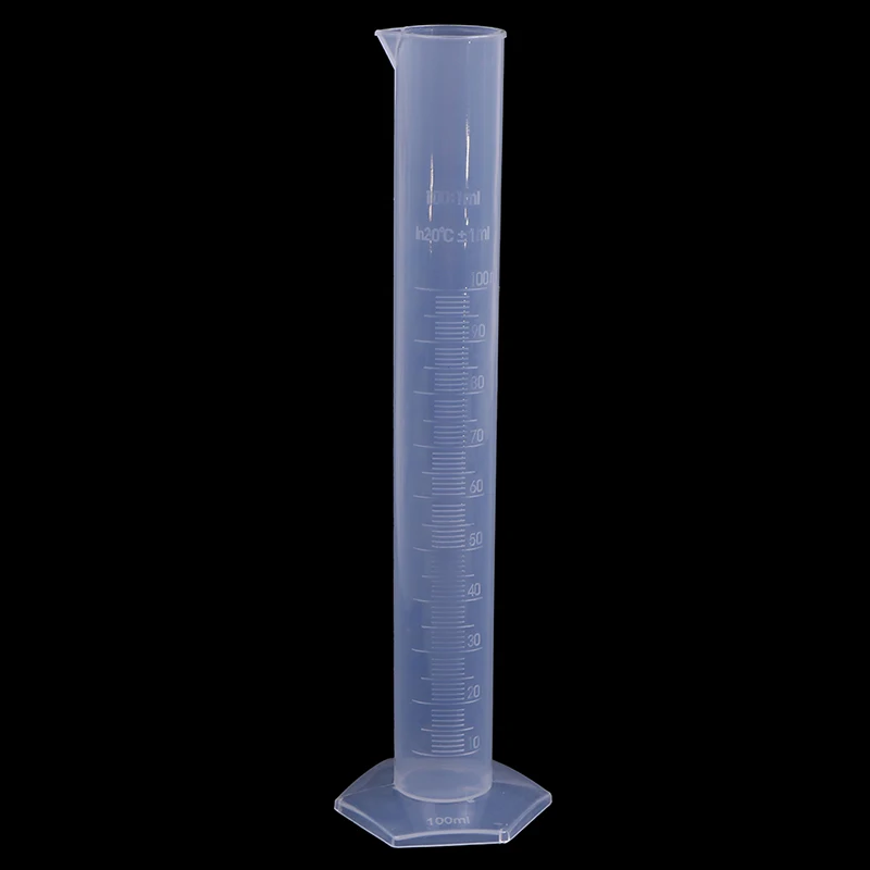 1 Pc 100ml Measuring Cup Plastic Cooking Cylinder Liquid Blue Scale Tool Chemical Laboratory Tool Dchool Laboratory