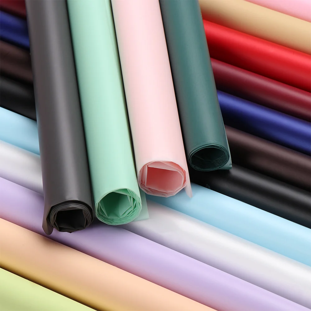 

5pcs Gift Pack Translucent Waterproof Paper Wrapping Flower Bouquet Wrap Paper Wedding Supplies