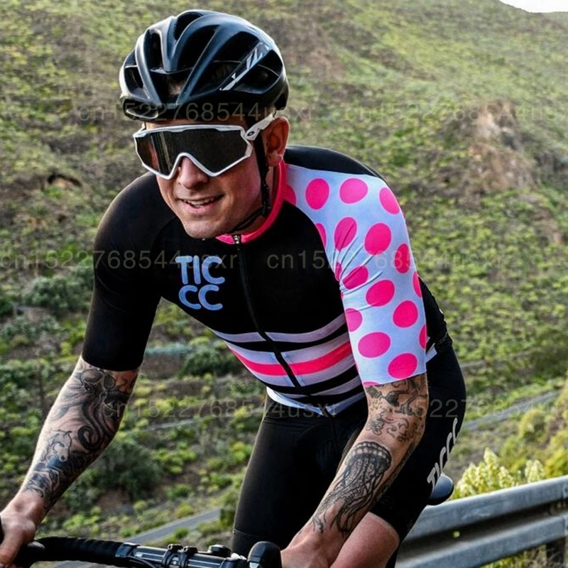 Pro Team racing Core cycling Jersey Summer short sleeve jersey bike shirts Ropa ciclismo hombre maglia ciclisti Pink color
