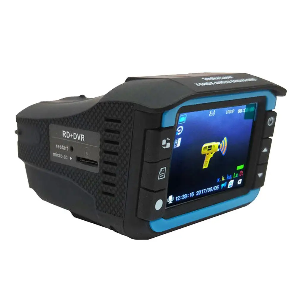 

Vehemo Radar Speed Detector Dash Camera Russian&English Voice Cra Recorder Camera G-Sensor Traffic Alert Car DVR for Driving