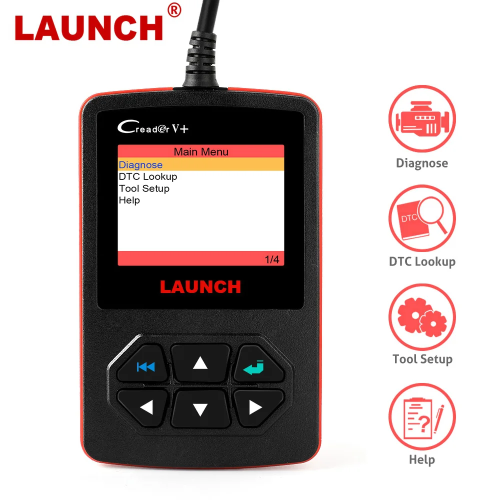 Устройство чтения кода LAUNCH Creader V + OBD2 сканер кодов поиск DTC улавливания топливных