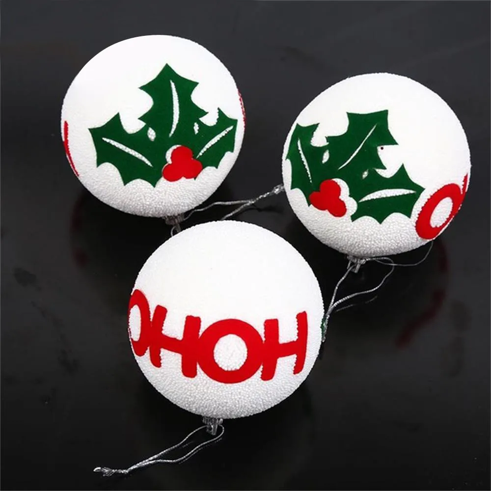 Kerst decoratie 3 шт. рождественские мячики елочные шары отель особняк вечерние Рождественская елка творческие украшения висячее декоративное украшение
