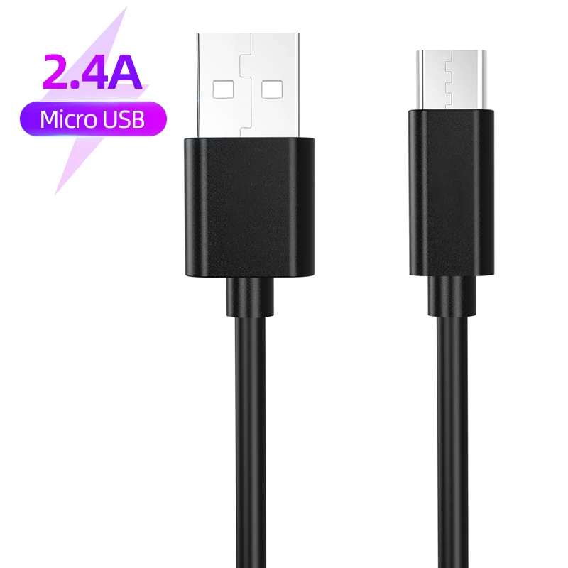 CHOETECH кабель Micro USB для быстрой зарядки usb type C кабель Usb для iPhone Xs max Xr X 8 7 6s Plus для Xiaomi Usb C кабель - Цвет: Micro Cable-BK