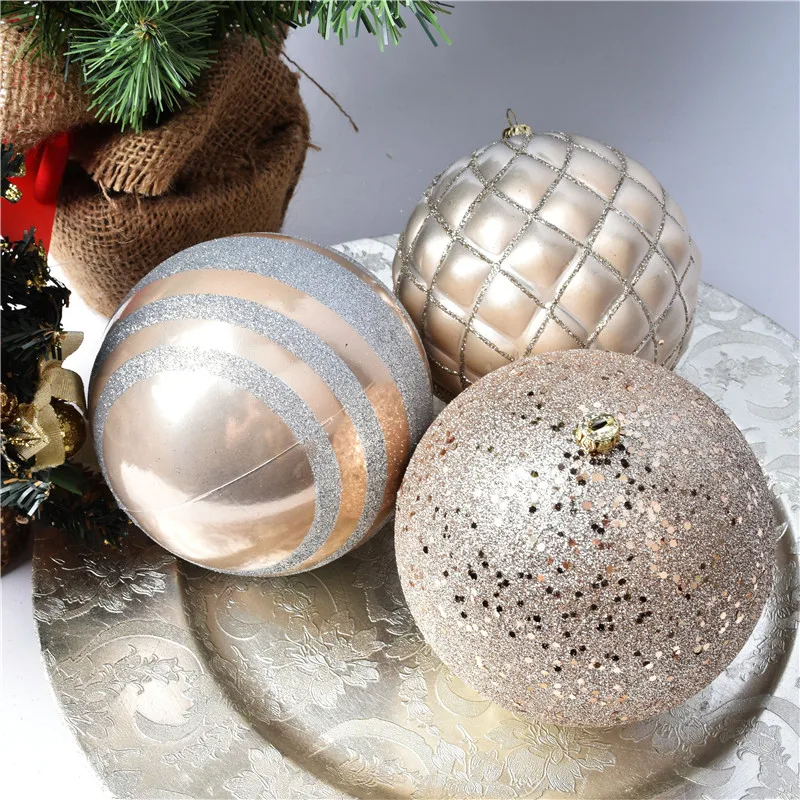 Christmas window decoration pendant Christmas tree 12CM Christmas ball mall hotel layout ornaments