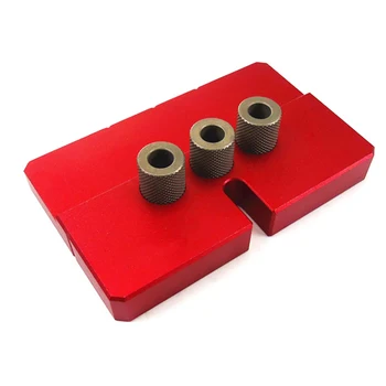 

Aluminium alloy Punch locator Woodworking Tool Drilling Tools Wood Working Precise Self Centering Dowelling Jig