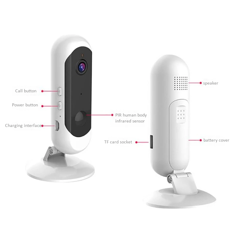 MOOL WiFi камера батарея перезаряжаемая IP безопасность низкая мощность 1080P HD