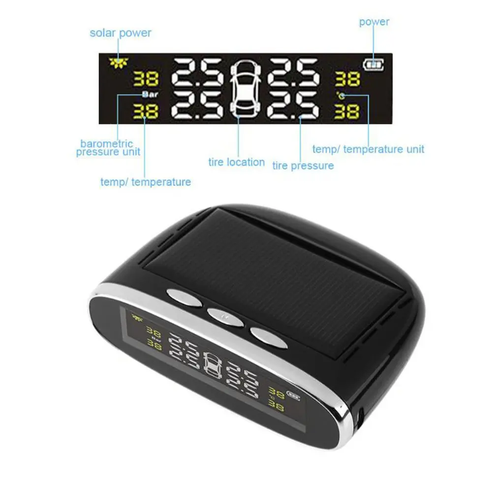 Bx-03 солнечная система контроля давления в шинах Tpms система измерения давления в шинах Система контроля давления в шинах внутренний