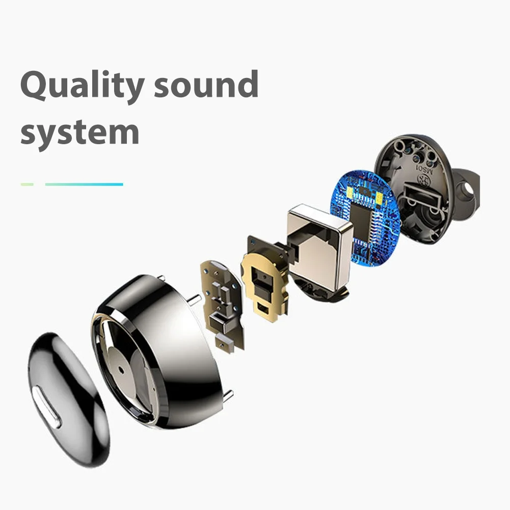 T1 TWS Беспроводные Bluetooth 5,0 наушники стерео наушники водонепроницаемые спортивные наушники с зарядным устройством Micphone