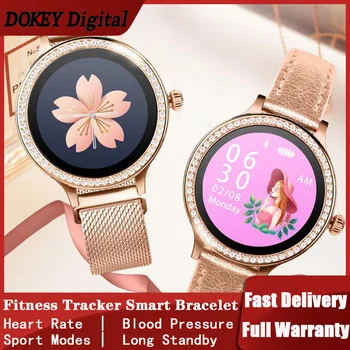 

M8 Smart Watch Women For IPHONE Android Fitness Tracker Bracelet 1.04" Heart Rate Blood Pressure Monitor Sleep Period Reminder