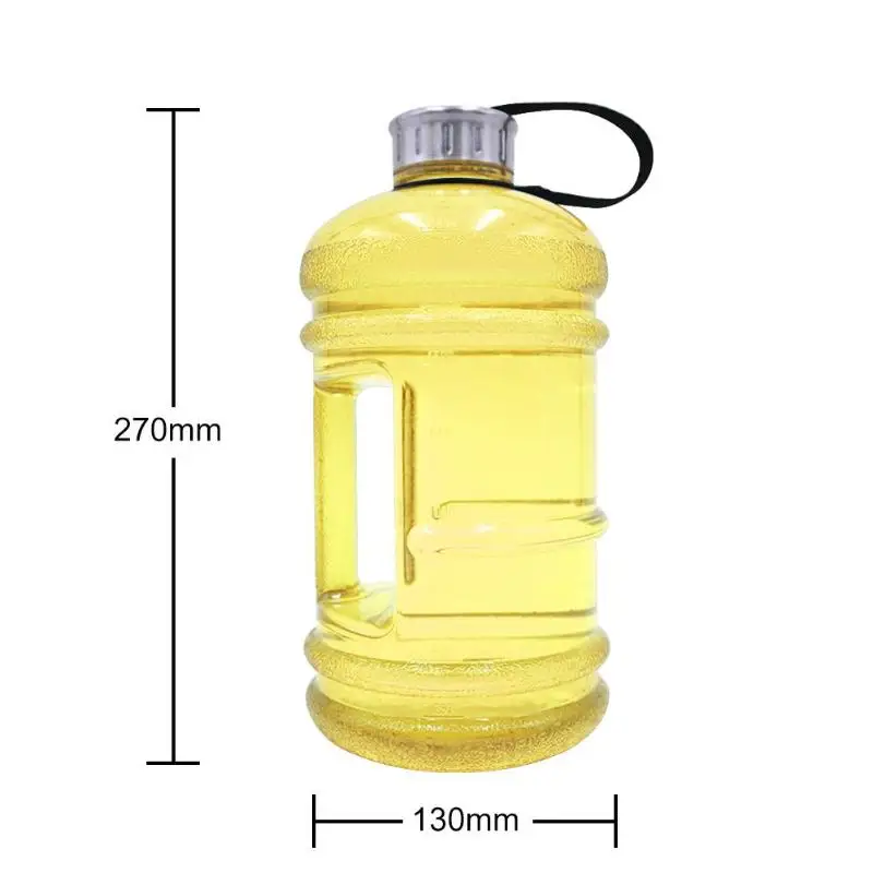 2.2L большая емкость бутылка для воды PETG BPA бесплатно ручка чайник питьевая бутылка для спортзала Фитнес Спорт на открытом воздухе Туризм Бег
