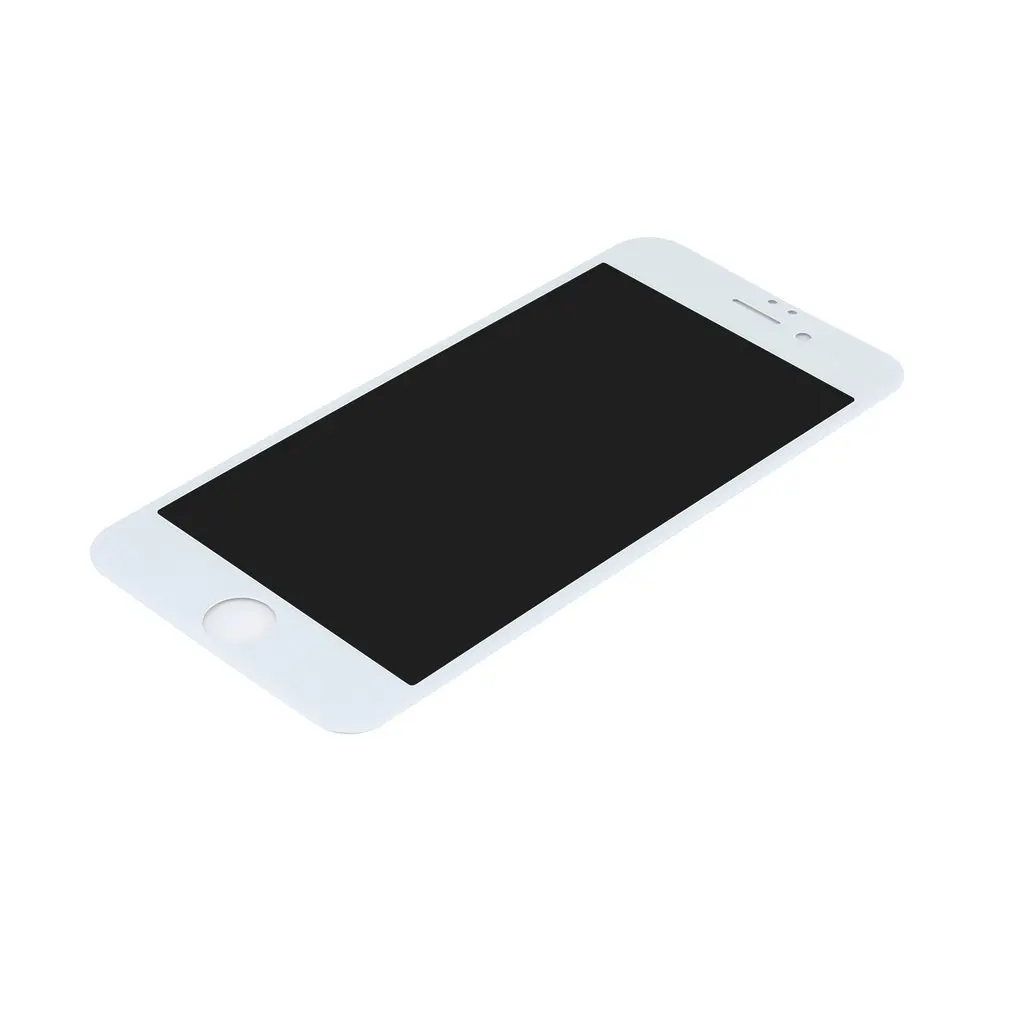 

For iPhone 6P 3D Screen Protector Privacy Tempered Glass Curved Case Smooth 9H Tempered Glass Phone Screen Protection Film White