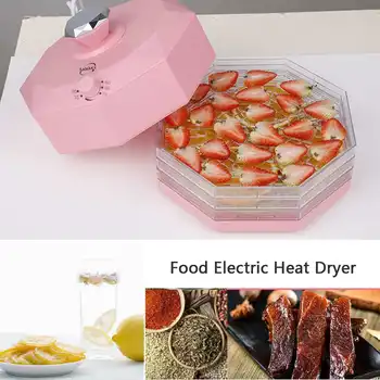 

5 Trays 220V 250W Dried Fruit Vegetables Herb Meat Machine Household MINI Food Dehydrator Pet Meat Dehydrated 8 Gear