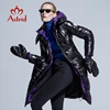 Astrid 2022 New Winter Women's coat women warm parka fashion thick Jacket with gloves hooded large sizes female clothing ZR-3559 ► Photo 2/6