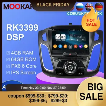 

Android 10 Car Radio Multimedia For Ford Focus 2012 2013 2014 2015 2016 2017 2018 2019 GPS Navigation Bluetooth Player Dashboard