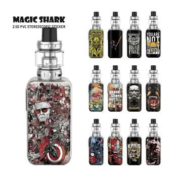 

Magic Shark Star War Dog Tiger Marvel God of War Super Hero Sticker Case Cover Film for VAPORESSO Luxe S 116-129