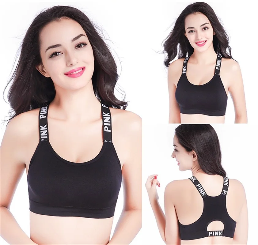 Women Sport Bra Top Black Padded Yoga Brassiere Fitness Sports Tank Top Female Sport Yoga Bra Push Up Sports Bra Women Sport Bra Top Black Padded Yoga Brassiere Fitness Sports Tank Top Female Sport Yoga Bra Push Up Sports Bra