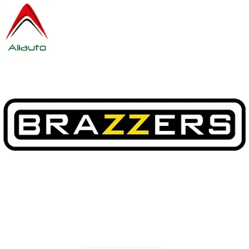 

Aliauto Fashion Words Car Sticker Brazzers Funny Colorful Auto Accessories Reflective Vinyl Decal Waterproof, 22cm*5cm