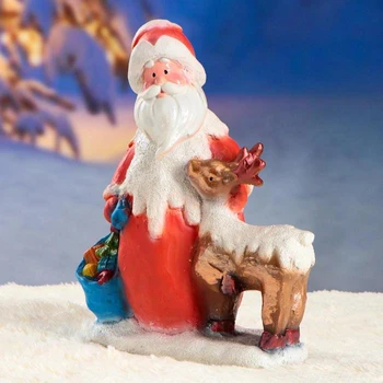 

Figure "Santa Claus and a fawn" 36 cm 4515765