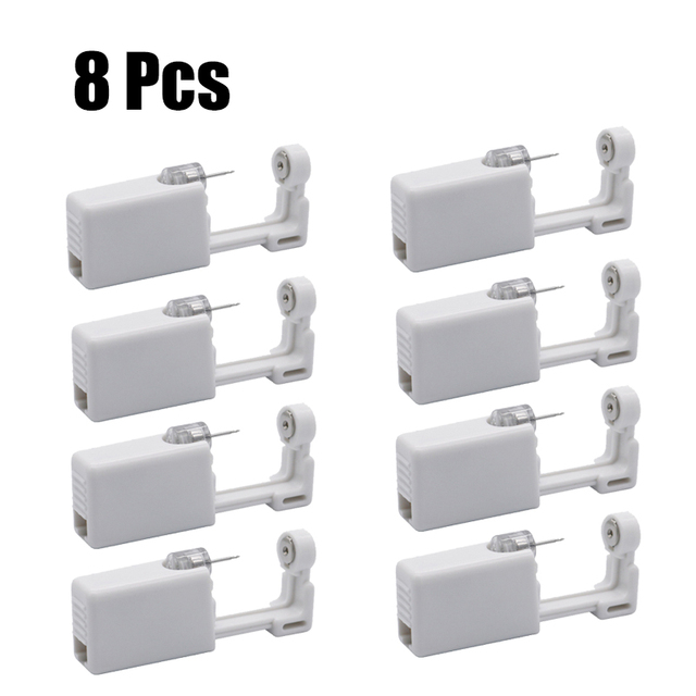 Ear Piercing Gun Kit Disposable Disinfect Safety Earring Piercer Machine Studs Nose CLip Body Jewelry Piercing Tool set