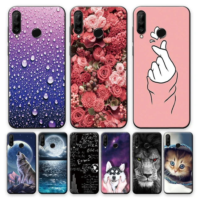 For Huawei P30 Lite Case Cute Silicone Painting Soft Cover Phone Case For Huawei  P30 Lite P30Pro P 30 Pro Lite Bumper Case Funda - AliExpress