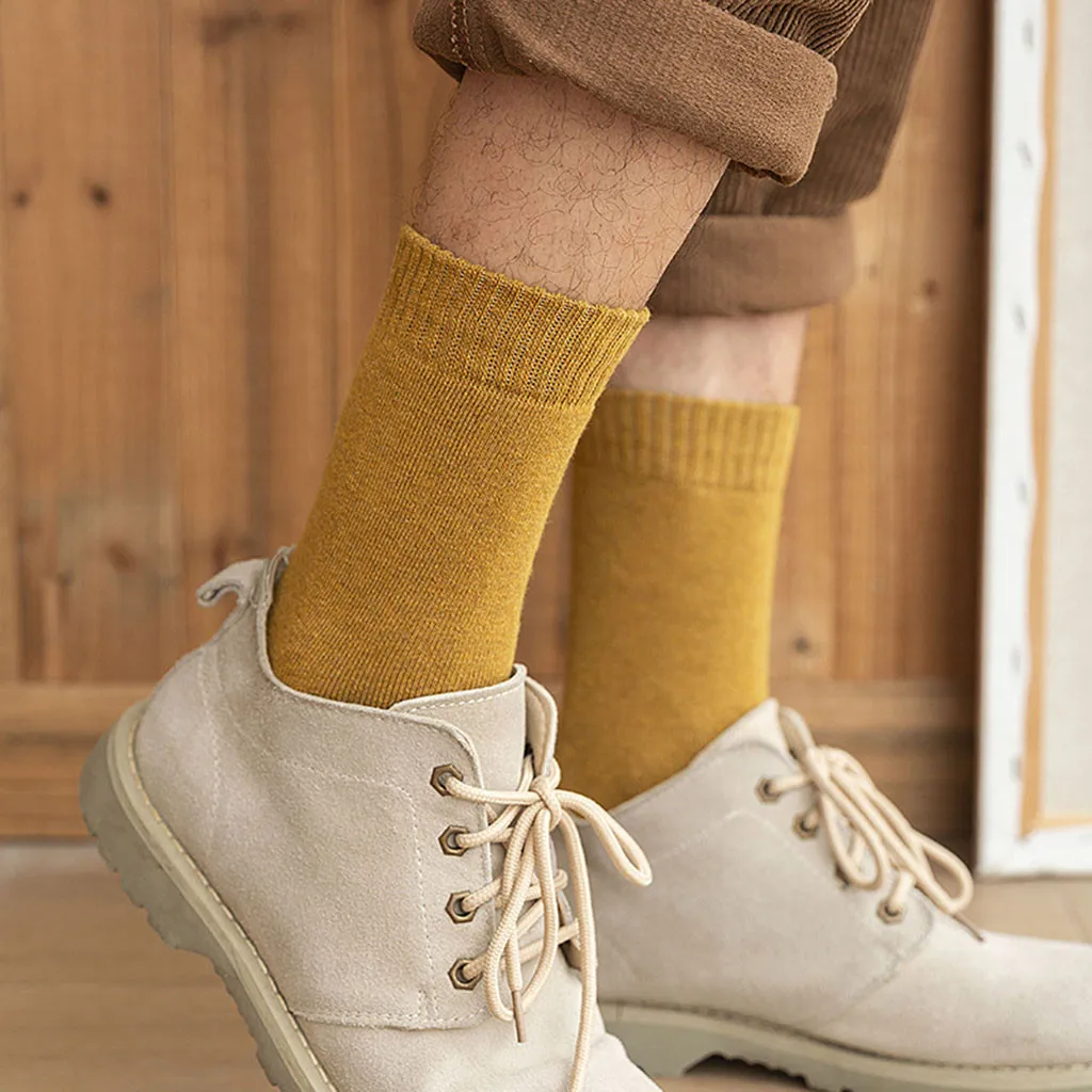 Мужские удобные и дышащие носки высокого качества, одноцветные сетчатые винтажные модные антифрикционные мужские хлопковые носки