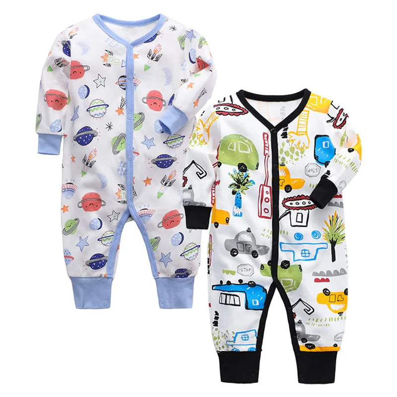 Pijama para bebé recién nacido 100% algodón suave 3 6 9 12 18 24 meses