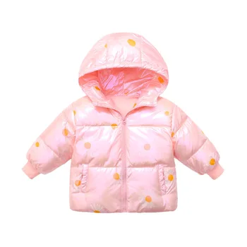 

3-12year Children's jacket printing thickened white duck down girl's coat winter new girl's down jacket children's clothing