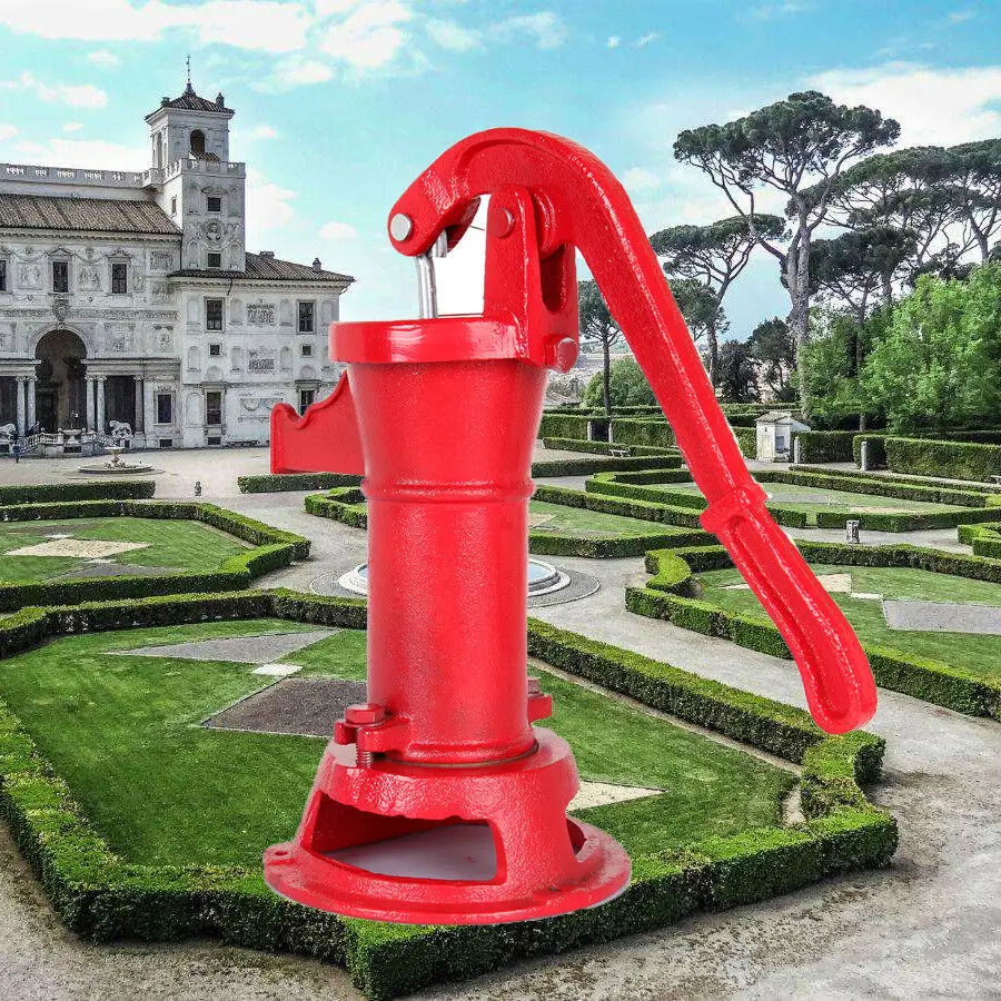 Yonntech-Cast-Iron-Stand-Hand-Water-Pump-Well-Pump-Base-Stand-Watering-for-Garden-Park