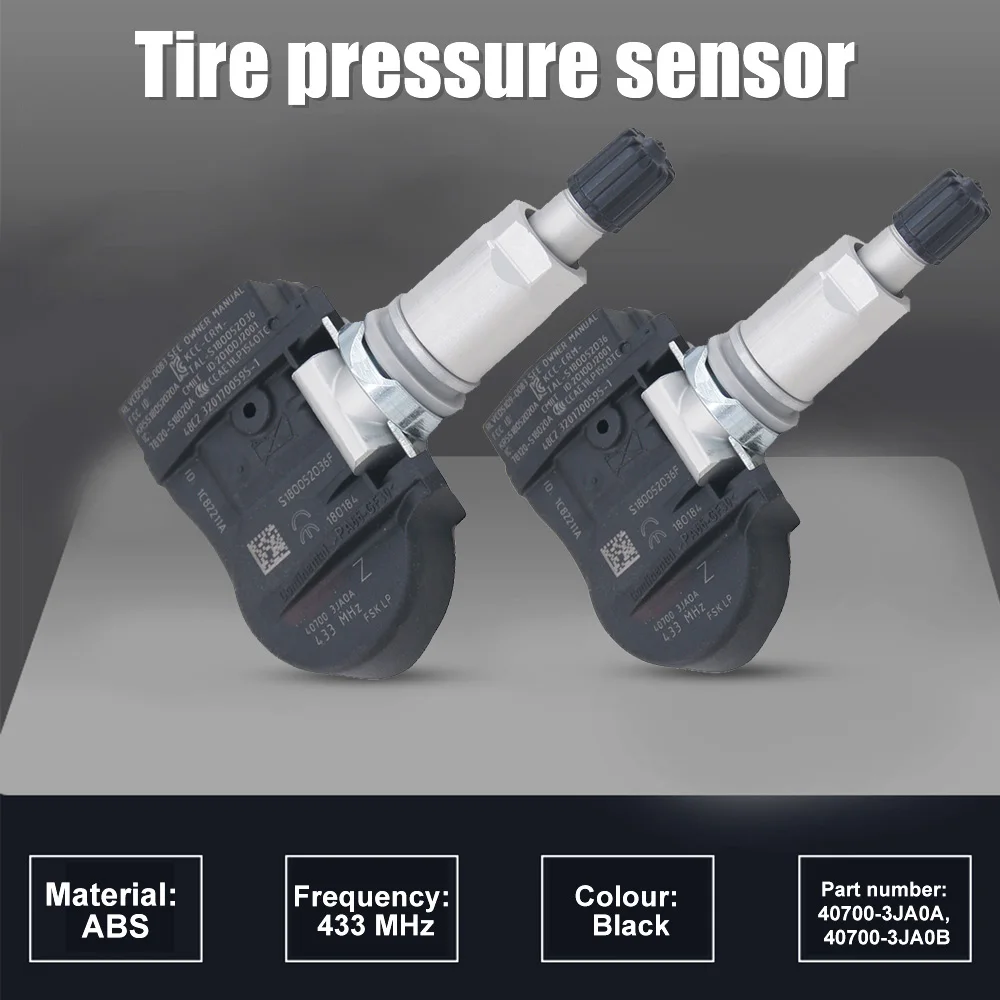 1 шт. TPMS сенсор для Nissan для Infiniti автомобильные аксессуары Высокая температура сигнализации 40700-3JA0A для Nissan Altima Murano 40700-3JA0B