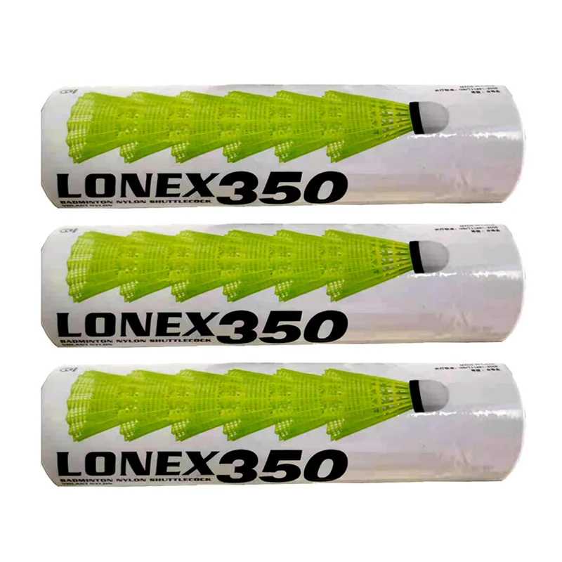 Nylon Shuttlecock Table Fiber Ball Head Full Round Wool Style Plastic Badminton for Outdoor Training Use Durable 6pcs/set