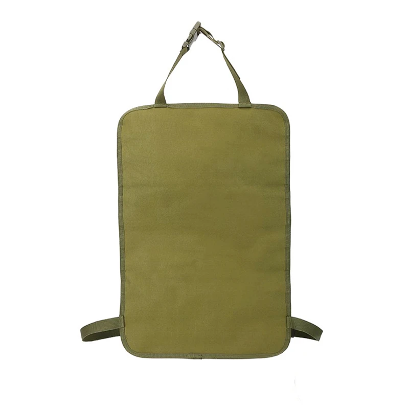 Tactical Molle System Car Seat Back Organizer Pocket Storage Vehicle Panel Camping Travel Car Seat Cover Protector Universal Fit