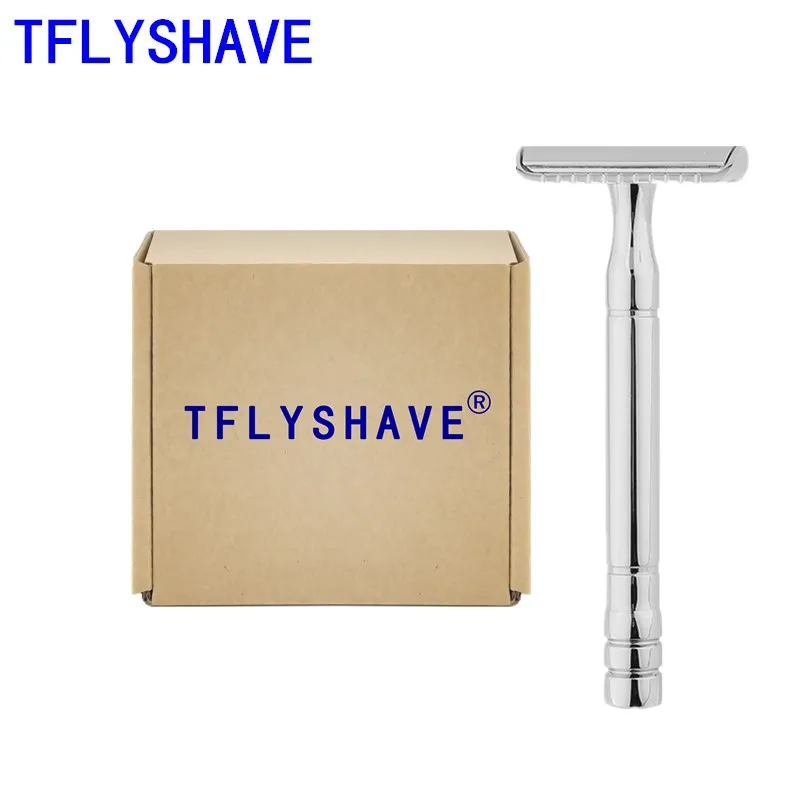 

TFLYSHAVE Men Safety Razor Closed Comb Manual Shaver Razor Wet Shaving Classic Zinc Alloy Double Edge Womne Body Shaving