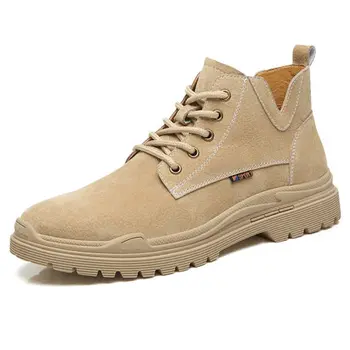 

Men's shoes autumn 2019 new shoes men's tide shoes men's casual tooling retro wild Martin boots
