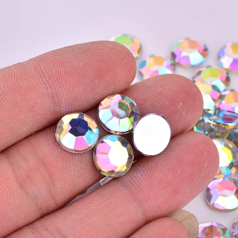 JUNAO-2-4-6-8-10-12-18-20mm-Round-Crystal-AB-Rhinestones-Flatback-Acrylic-Stones (2)