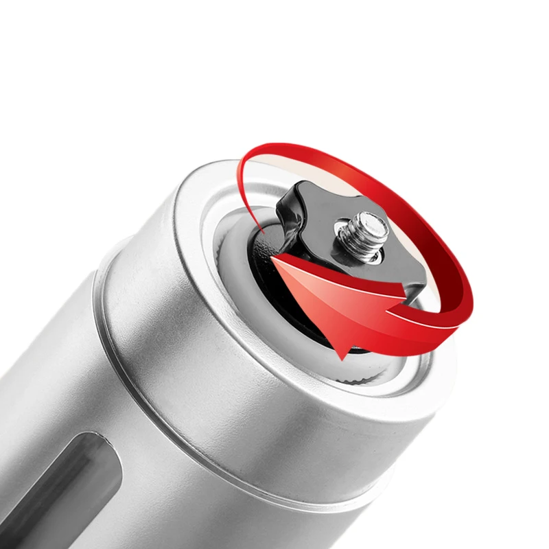 ZOTOBON Manual Coffee Grinder Make Ceramics Core Stainless Steel Hand Burr Mill Grinder Ceramic Corn Coffee Grinding Machine H95