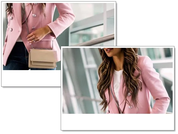 BerryGo Elegant buttons women blazers Casual long sleeve autumn winter female blazer jackets Office ladies blazers coats street