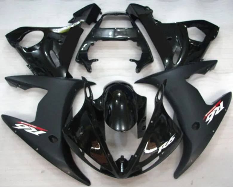 3 бесплатные подарки ABS обтекатель двигателя комплект подходит для YAMAHA YZF-R6 2003 2004 2005 R6 03 04 05 Полный обтекатели на заказ черный цвет Великобритания