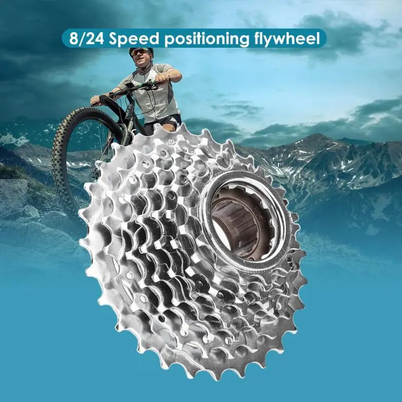 8/24 Speed Mountain Bike Positioning Flywheel Cassette Freewheel for Parts Shimano SRAM Outdoor Cycling Accessories
