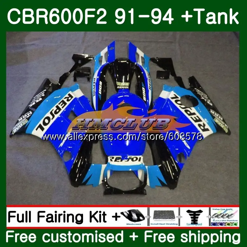 Майка для HONDA CBR 600 F2 FS 1991 1992 1993 1994 66CL. 53 Repsol синий CBR 600F2 CBR600FS CBR600F2 CBR600 F2 91 92 93 94 обтекатель - Цвет: No. 1