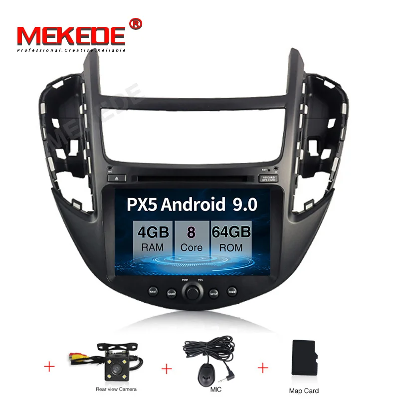 64G dvd camera MEKEDE Android 9,0 Автомобильный gps плеер для Chevrolet Trax 2013- 4 Гб ram 64G rom Авто радио мультимедиа gps NAVI - Цвет: 64G dvd camera