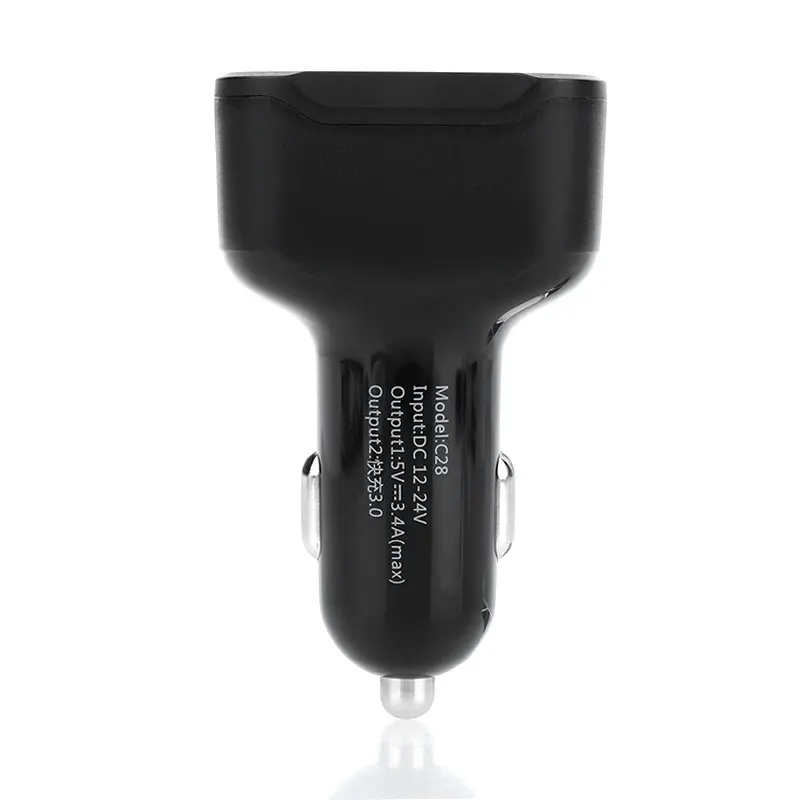 QC 3,0 3 USB Автомобильное зарядное устройство автомобильное зарядное устройство USB Автомобильное зарядное устройство для мобильного телефона