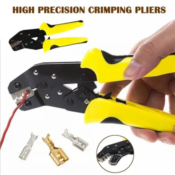 

High Precision Wire Crimpling Pliers Multi-function Plug-in Labor-saving Crimping L9 #2