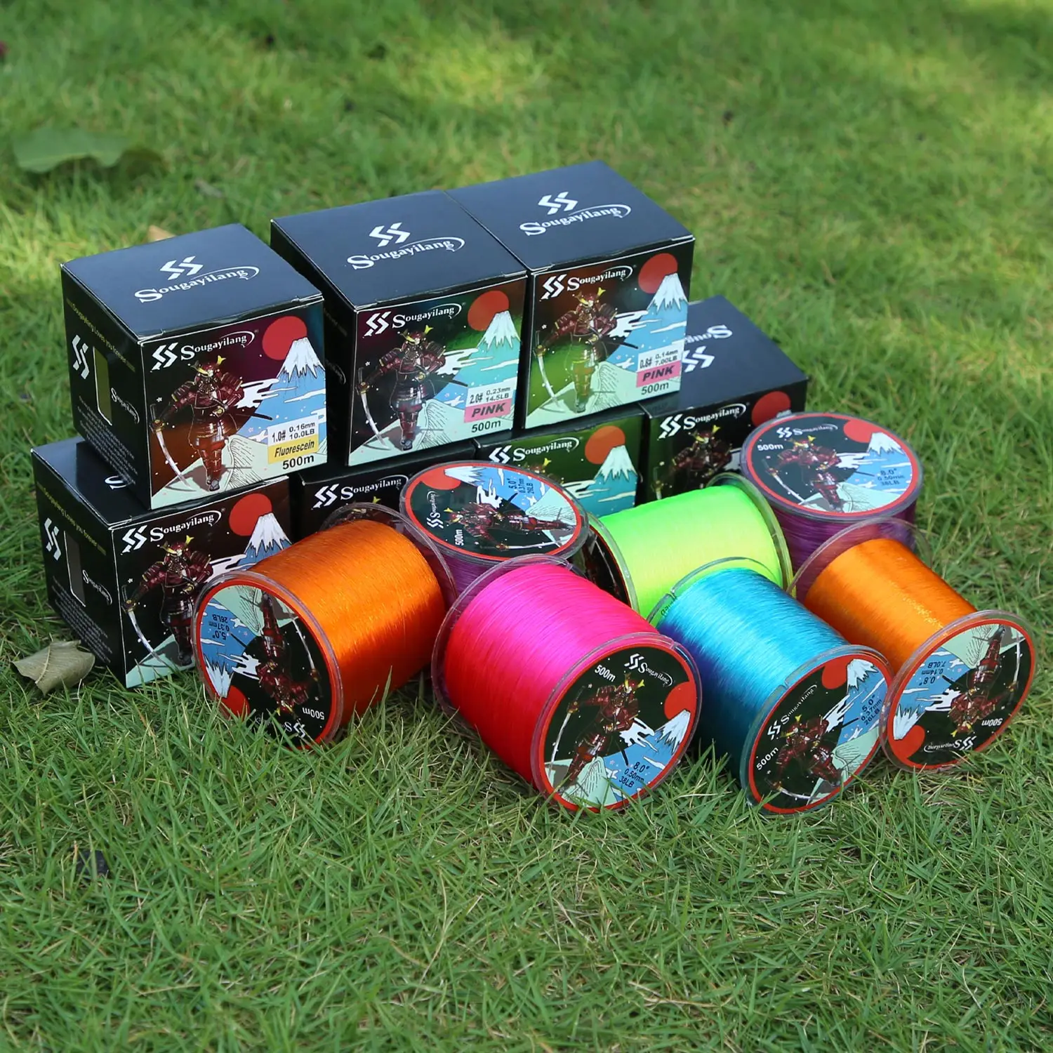 Sougayilang 500m Japan Nylon Fishing Line Super Strong Fluorocarbon M