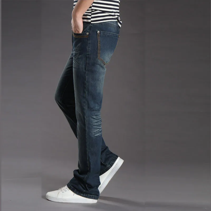 Jeans Men Men's Spring and Autumn New Men's Denim Small Flare Pants Korean Casual Micro Horn Jeans More Sizes 28-38