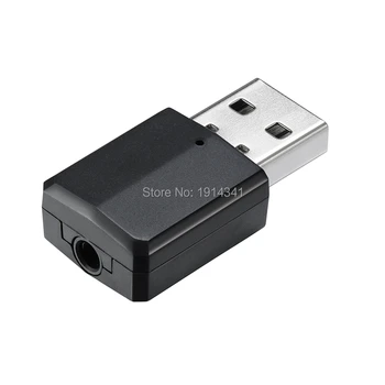 

100pcs/lot Bluetooth 5.0 Adapter Bluetooth Transmitter Receiver 3.5mm Stereo Audio Sound Music Dongle For PC TV Speaker