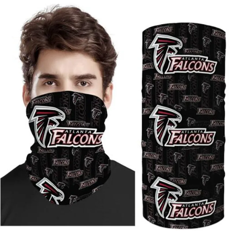 Winter Atlanta Windproof Cycling Bandanas 3d Football Magic Tube Warm Face Scarf Neck Gaiter Hiking Outdoor Headwear Falcons | Аксессуары