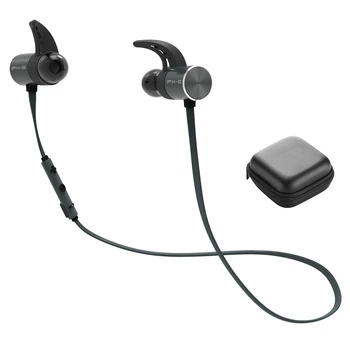 

PLEXTONE BX343 Bluetooth Headset, Bluetooth 4.1 Sports netic Suction Waterproof In-Ear Dual BatteryWireless Headset