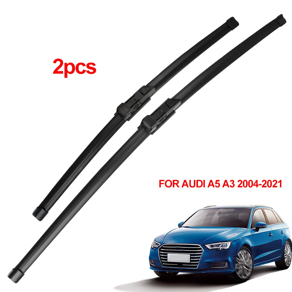 2pcs Car Windshield Wiper Blades Front Windscreen Kit Automobile Accessories Replacement Error